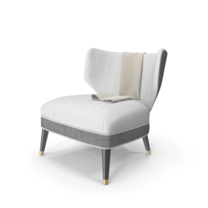 Vintage velvet armchair